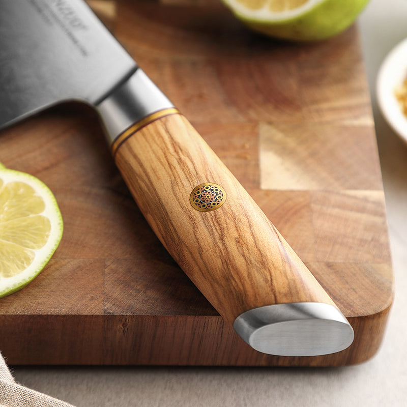 XINZUO Lan Series 67 Layers Damascus  Steel Bone Chopper Knife