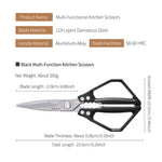 XINZUO Multi-Functional Kitchen Scissors 119 Layers Damascus Steel Iridescent Finish-Effort-saving Design