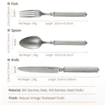 XINZUO ONE-PIECE FORGED 3PCS Set Premium Stainless Steel Forged Forming Process Suitable for Restaurants and Household Use
