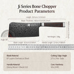 XINZUO Ji Series 67 Layers Damascus Steel Bone Chopper Knife 7Cr17MoV Steel Core Razor Sharp Kitchen Knife