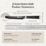 XINZUO 67-Layer Damascus Butter Knife – Effortless Spreader with Artisan Edge