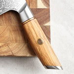 XINZUO Lan Series 73 Layers Damascus Powder Steel 7.5 inch Cleaver knife.