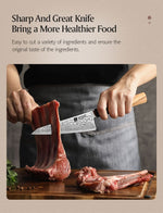 XINZUO PM8 Series 67 Layers Damascus Powder Steel Multipurpose Knife 5.8 inches