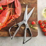 XINZUO 1PC Kitchen Knife Multifunctional & Innovative Design 14C28N Stainless Steel Aluminum Alloy Handle