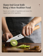 XINZUO PM8 Series 67 Layers Damascus Powder Steel Utility Knife 5.3 inches