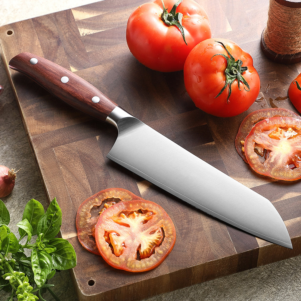 XINZUO Sharp And Durable Santoku Knife 440C Steel Core Hardness 60±1HRC