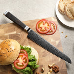XINZUO 67-Layer Damascus Bread Knife – Crust to Crumb, Perfectly Preserved