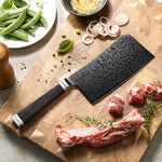 XINZUO Ji Series 67 Layers Damascus Steel Bone Chopper Knife 7Cr17MoV Steel Core Razor Sharp Kitchen Knife