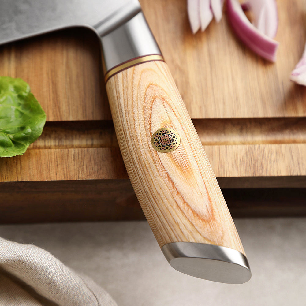 XINZUO Lan Series 3-layer Composite Steel 7.5 inches Cleaver Knife