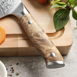 XINZUO Yu Series 2PCS Kitchen Knife Set 67-Layer Damascus Steel Ultra-Sharp 15° Edge,Meat and Vegetable Cutting