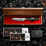 XINZUO 4.5 Inches Paring Knife M390 Damascus Chef Knife | 145 Layers Forged Blade & Carbon Fiber Handle