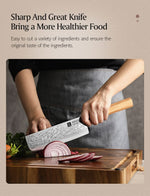 XINZUO PM8 Series 67 Layers Damascus Powder Steel Nakiri Knife 7 inches