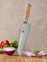 XINZUO 8.3 Inches Bunka Knife Super Steel German Stainless Steel Ingenious Hand-polished Ergonomic Handle