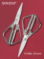 XINZUO 1PC Kitchen Knife Multifunctional & Innovative Design 14C28N Stainless Steel Aluminum Alloy Handle