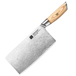 XINZUO Lan Series 3-layer Composite Steel 7.5 inches Cleaver Knife