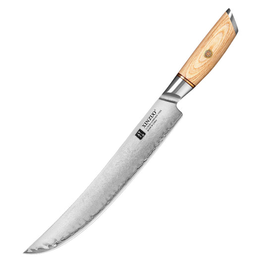XINZUO Lan Series 3-layer Composite Steel  10 inches Carving Knife