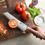 XINZUO 8.1 Inches Bunka Knife 3 Layers Composite Steel Razor Sharp Kitchen Knife