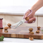 XINZUO 5 Colors Magnetic Kitchen Scissors with Fridge Storage – German 1.4116 Molybdenum-Vanadium Steel, Multi-Purpose