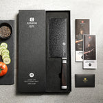XINZUO Ji Series Chinese Cleaver Knife,7.1 Inches Kitchen Knife,High Hardness 60±2HRC,Cut Vegetable&Meat