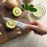 XINZUO Professional Utility Knife 3 Layers Composite Steel 60±1HRC Sharp Blade Premium Red Wood Ergonomic Handle