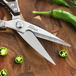XINZUO 1PC Kitchen Knife Multifunctional & Innovative Design 14C28N Stainless Steel Aluminum Alloy Handle