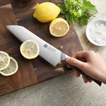 XINZUO Sharp And Durable Santoku Knife 440C Steel Core Hardness 60±1HRC