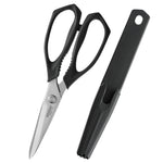 XINZUO 5 Colors Magnetic Kitchen Scissors with Fridge Storage – German 1.4116 Molybdenum-Vanadium Steel, Multi-Purpose
