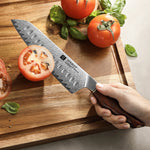 XINZUO Xing Series 73-Layer Powder Damascus Steel 5PCS Knife Set, For Chinese & Western Cooking