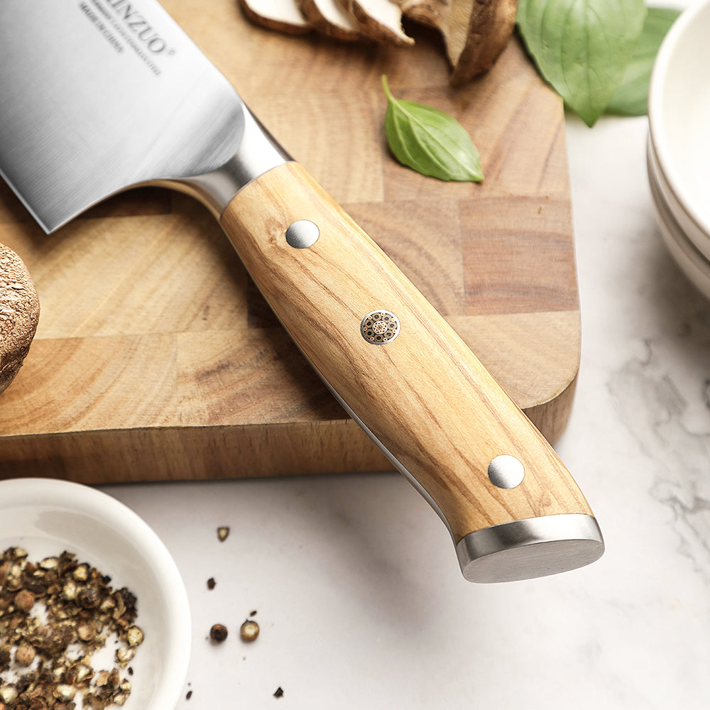 XINZUO Durable And Sharp 7.1 Inches Santoku Knife Japanese Kitchen Knife Hardness 56-58 HRC - A Good Choice for Gifts