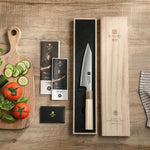 XINZUO Multifunctional 6.5-inch Bunka Knife 3 Layers Composite Steel Ergonomic handle