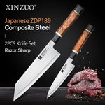 XINZUO Zhen F5 Series Japanese ZDP-189 Composite Steel 2PCS Knife Set