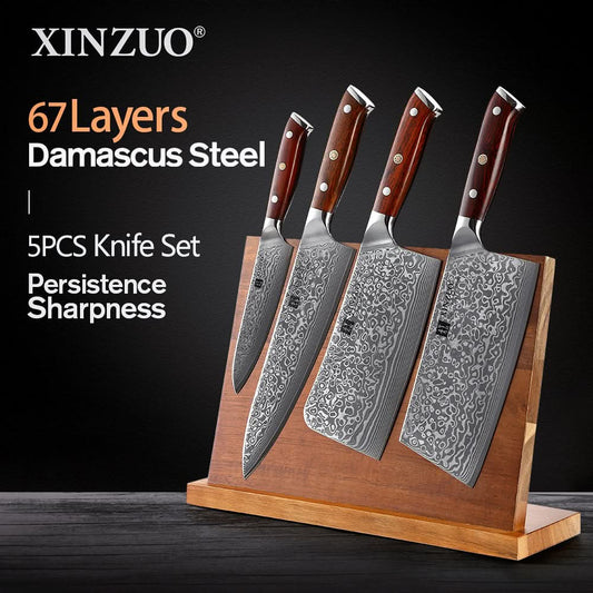 XINZUO YU SERIES 5Pcs Kitchen Knife Set