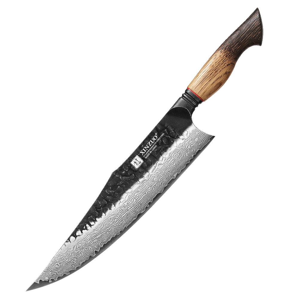 XINZUO Customized 67 Layers Damascus Steel 10.2 Inches Chef Knife Hardness 60±2HRC Household Kitchen Knife