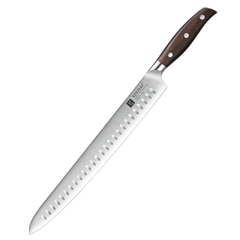 XINZUO Zhi Series German 1.4116 Steel Granton Carving Knife