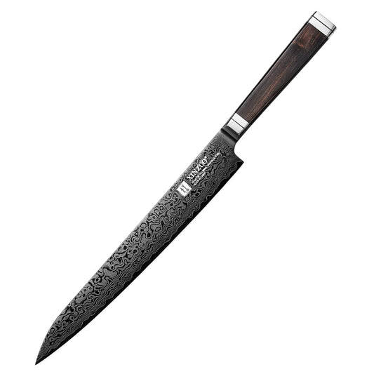 XINZUO 67-Layer Damascus 10" Slicing Knife – Carve with Confidence & Grace