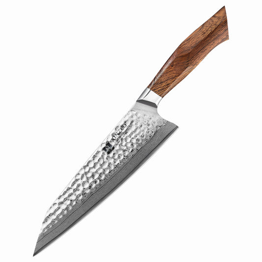XINZUO FENG STRIA HAMMER DAMASCUS SERIES 8.5 inch Chef Knife