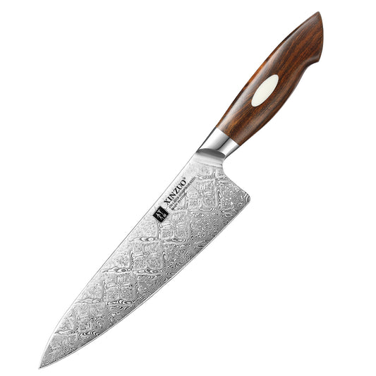 XINZUO 8 Inches 110 Layers Damascus Steel  Chef Knife-Jiang Series