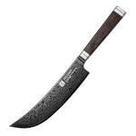 XINZUO Ji Series 7.5 Inches Viking Knife 67 Layers Damascus Steel 60±2HRC Hardness，Ebony Wood Handle