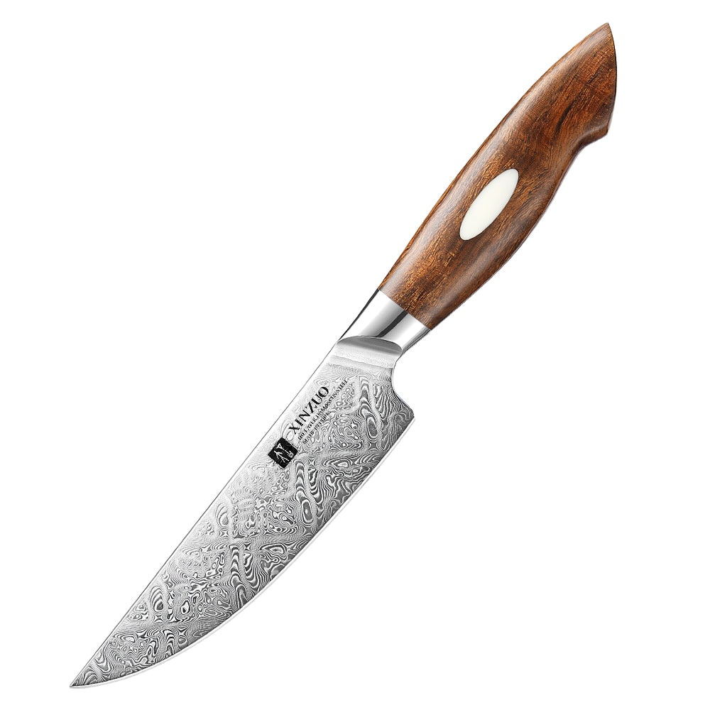 XINZUO 5 Inches 110 Layers Damascus Steel Steak Knife-Jiang Series