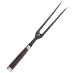 XINZUO Ji Series Professional Forged Carving Fork,430 Stainless Steel,Japanese Square Ebony Handle