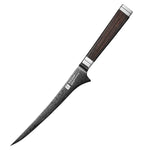 XINZUO Professional Fillet Knife, 67-layers Damascus Super Steel，Ergonomic Non-Slip Handle, Sharp Cutting Knife for Deboning Fish & Slicing Seafood