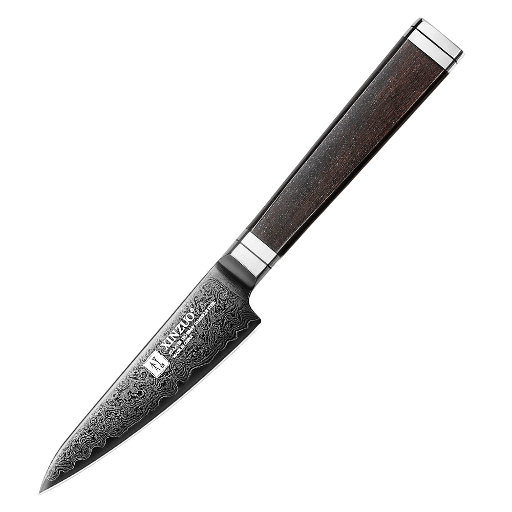 XINZUO Ji Series 4.1 Inches Sharp Paring Knife 67 Layers Damascus Steel Hand-forged Kitchen Knife