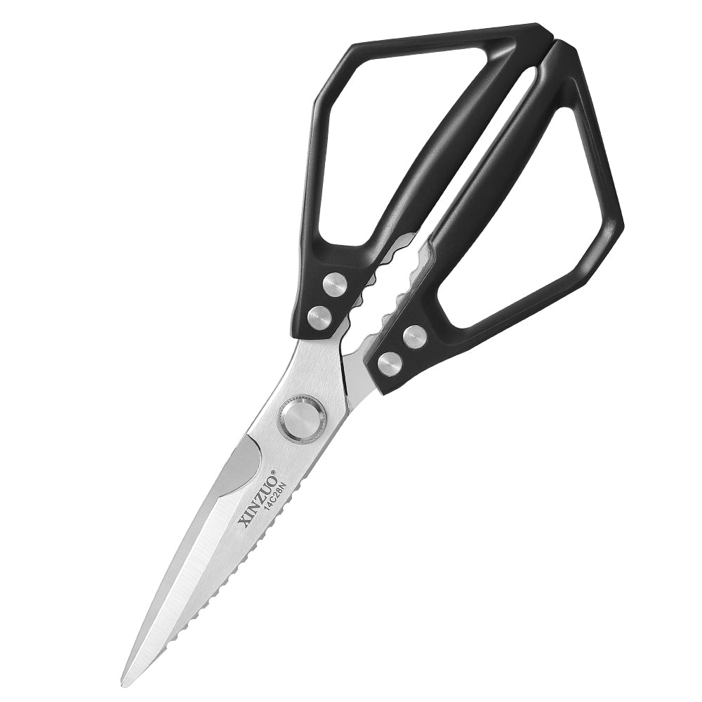 XINZUO 1PC Multifunctional Kitchen Knife 14C28N Stainless Steel Hardness 56-58HRC