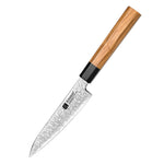 XINZUO PM8 Series 67 Layers Damascus Powder Steel Utility Knife 5.3 inches
