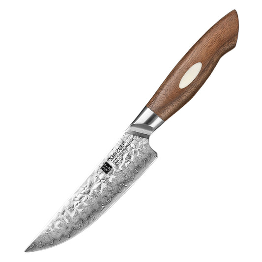XINZUO 67 Layers Japanese AUS-10 Damascus Steel Steak Knife-Jiang Series