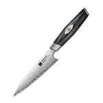 XINZUO Utility Knife Premium M390 Powder Steel With Damascus Pattern Multi-purpose Kitchen Knife Sharp and Durable