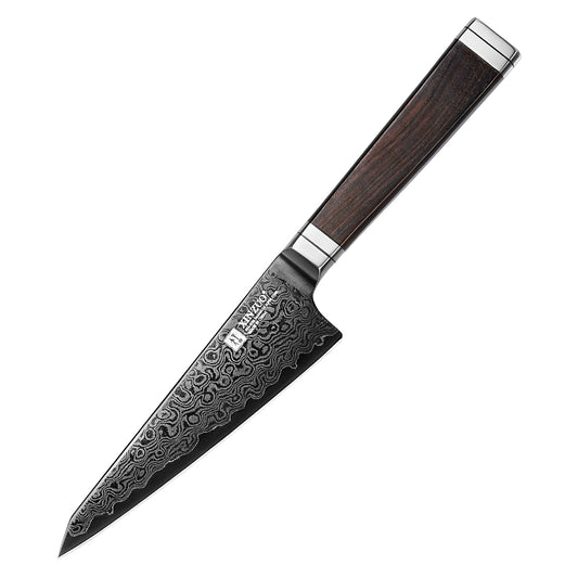 XINZUO 67-Layer Damascus Utility Knife – Your Daily Kitchen Companion