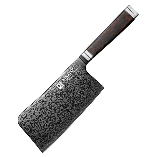 XINZUO Ji Series 67 Layers Damascus Steel Bone Chopper Knife 7Cr17MoV Steel Core Razor Sharp Kitchen Knife