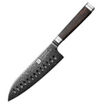 XINZUO Ji Series Japanese Santoku Knife 7.2 Inches,Damascus Steel Blade, with Exquisite Patterns, Presented in an Attractive Gift Box