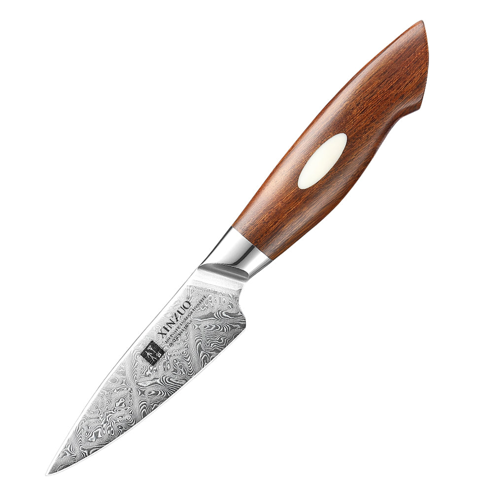 XINZUO 3.5 Inches 110 Layers Damascus Steel Paring knife-Jiang Series